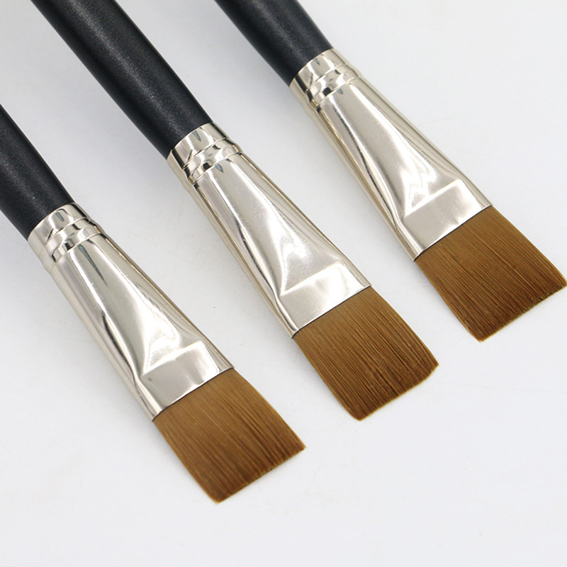 Beauty Makeup Foundation - 【L】플랫 스퀘어 파운데이션 브러쉬 소프트 헤어