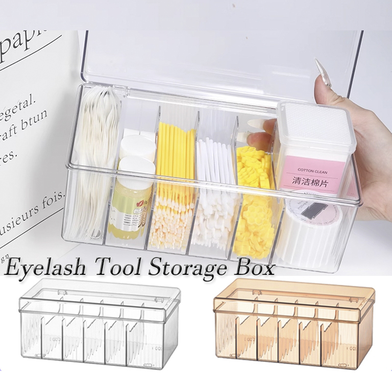 Beauty Makeup Organizer - 투명 속눈썹 뷰티 정리함 디스플레이 랙,