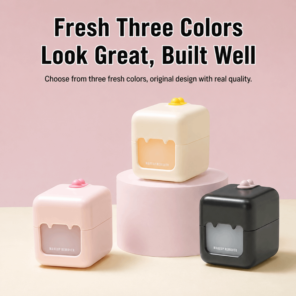 Beauty Makeup Kit Box - 휴대용 2-in-1 메이크업 리무버 물 &
