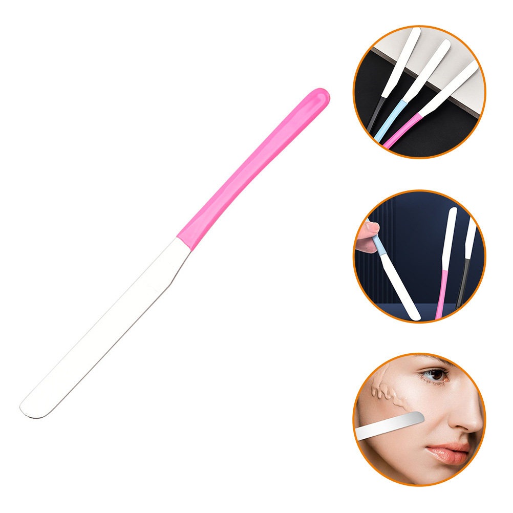 Beauty Makeup Tools - 스테인리스 스틸 메이크업 믹싱 스패츌라 롱