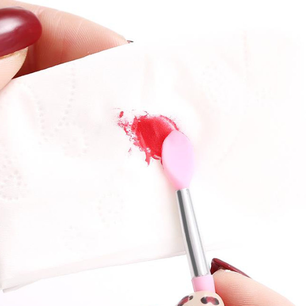 Beauty Makeup Tools - 20개입 실리콘 립 브러쉬 부드럽고 매끄러운