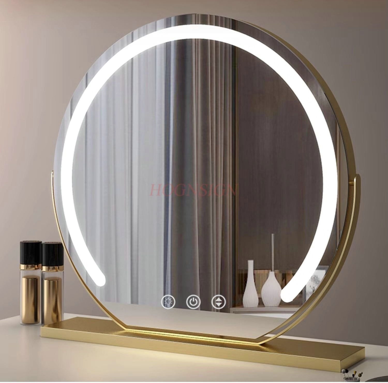 Makeup Master Beauty Salon - LED 조명 화장 거울, 데스크탑 지능형