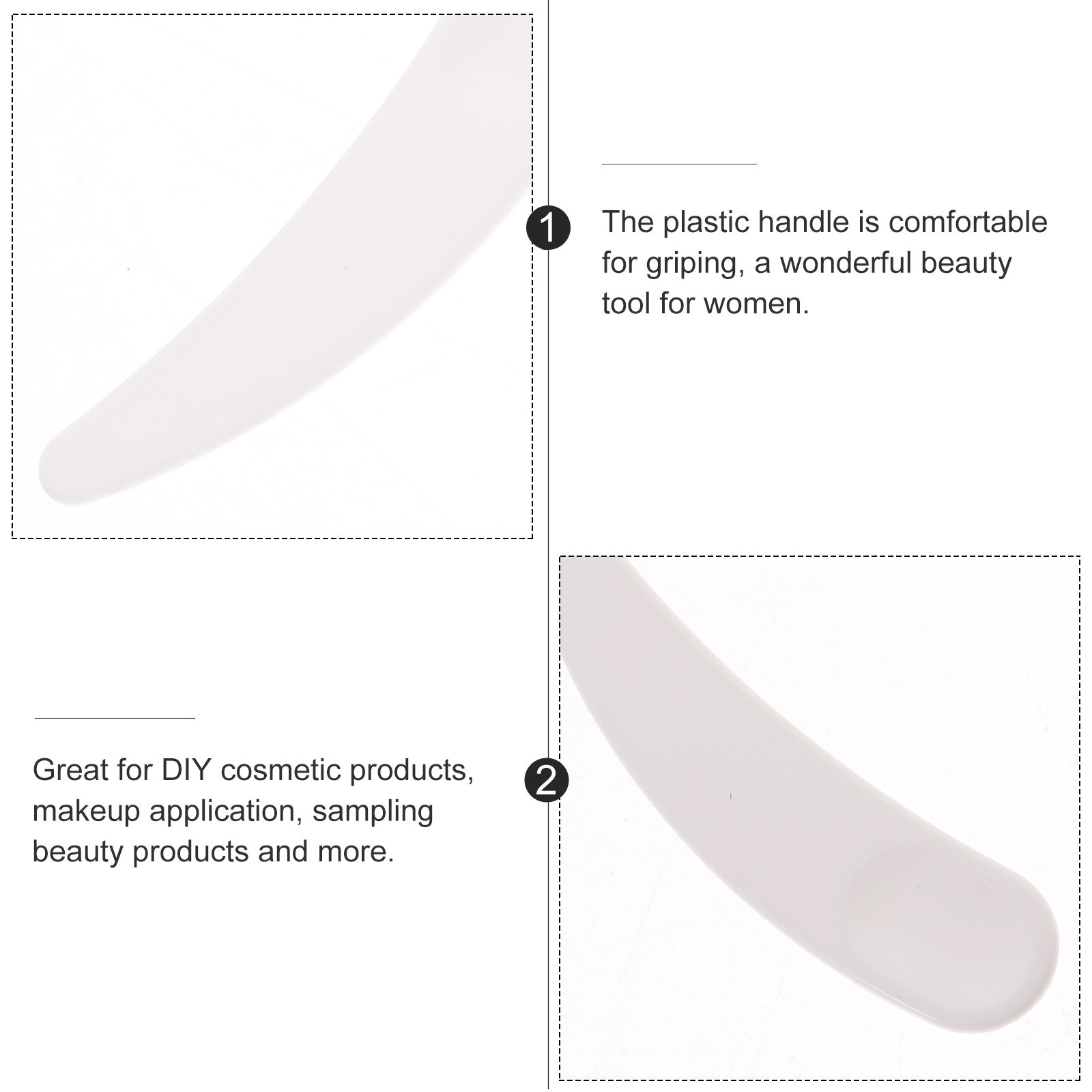 50Pcs 주걱 스푼 페이셜 스킨케어 크림 로션 샘플링 - Beauty Makeup Tools 리뷰 및 가격