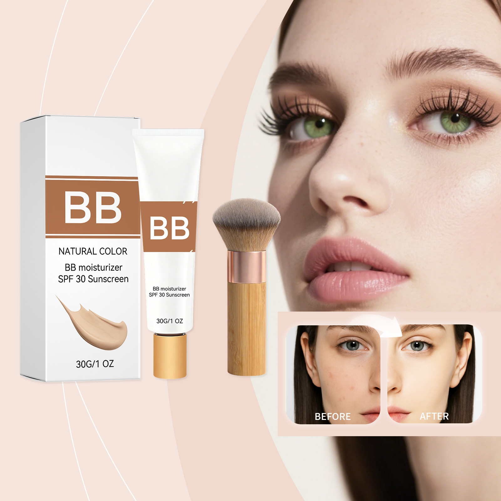 SPF 30 틴티드 모이스처라이저 비비크림 히알루론산  - Beauty Makeup Foundation 리뷰 및 가격