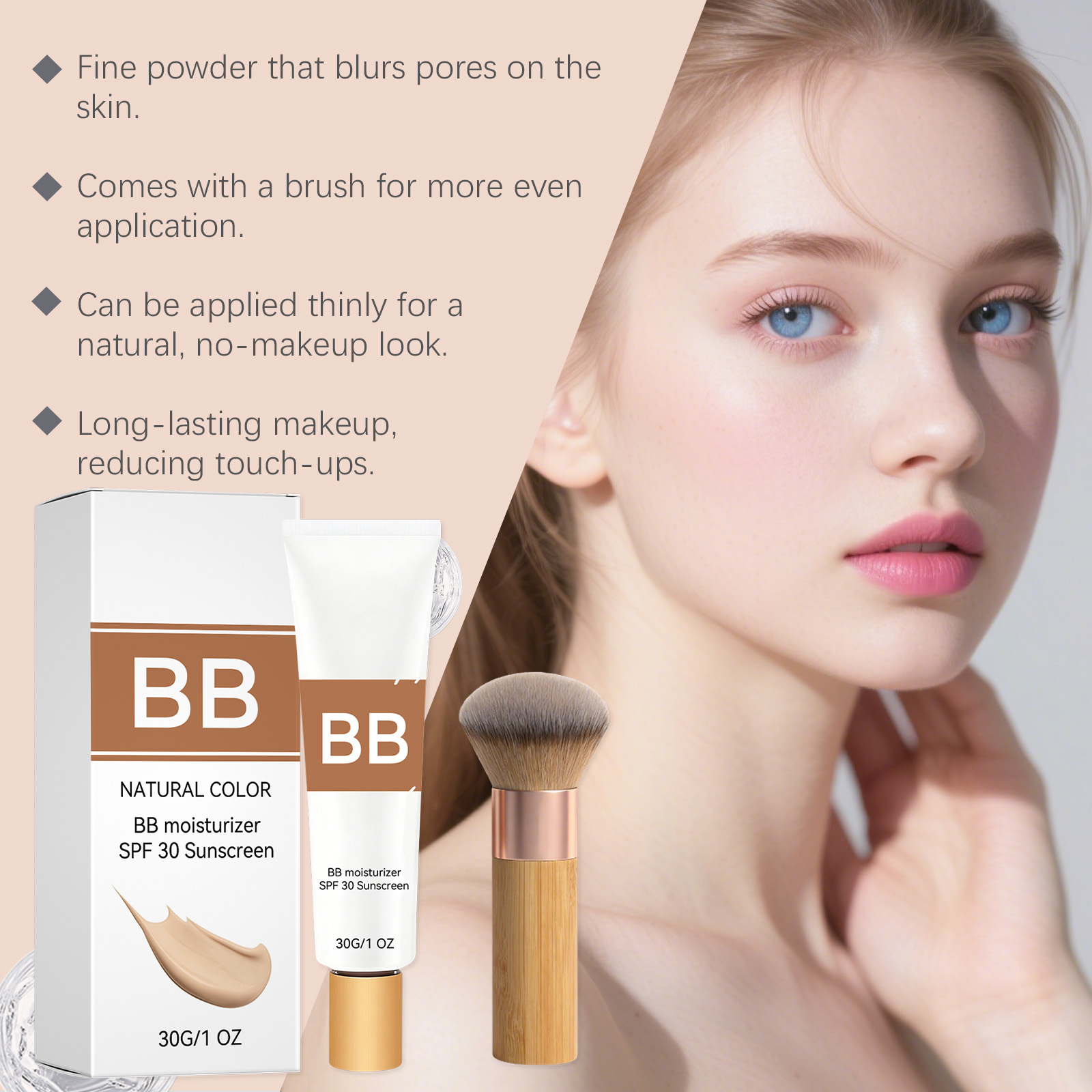 SPF 30 틴티드 모이스처라이저 비비크림 히알루론산  - Beauty Makeup Foundation 리뷰 및 가격