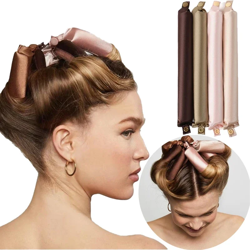 무열 헤어 컬러 새틴 컬링로드 머리띠 열 없음 실크 컬 - Hair Curling Wand 리뷰 및 가격