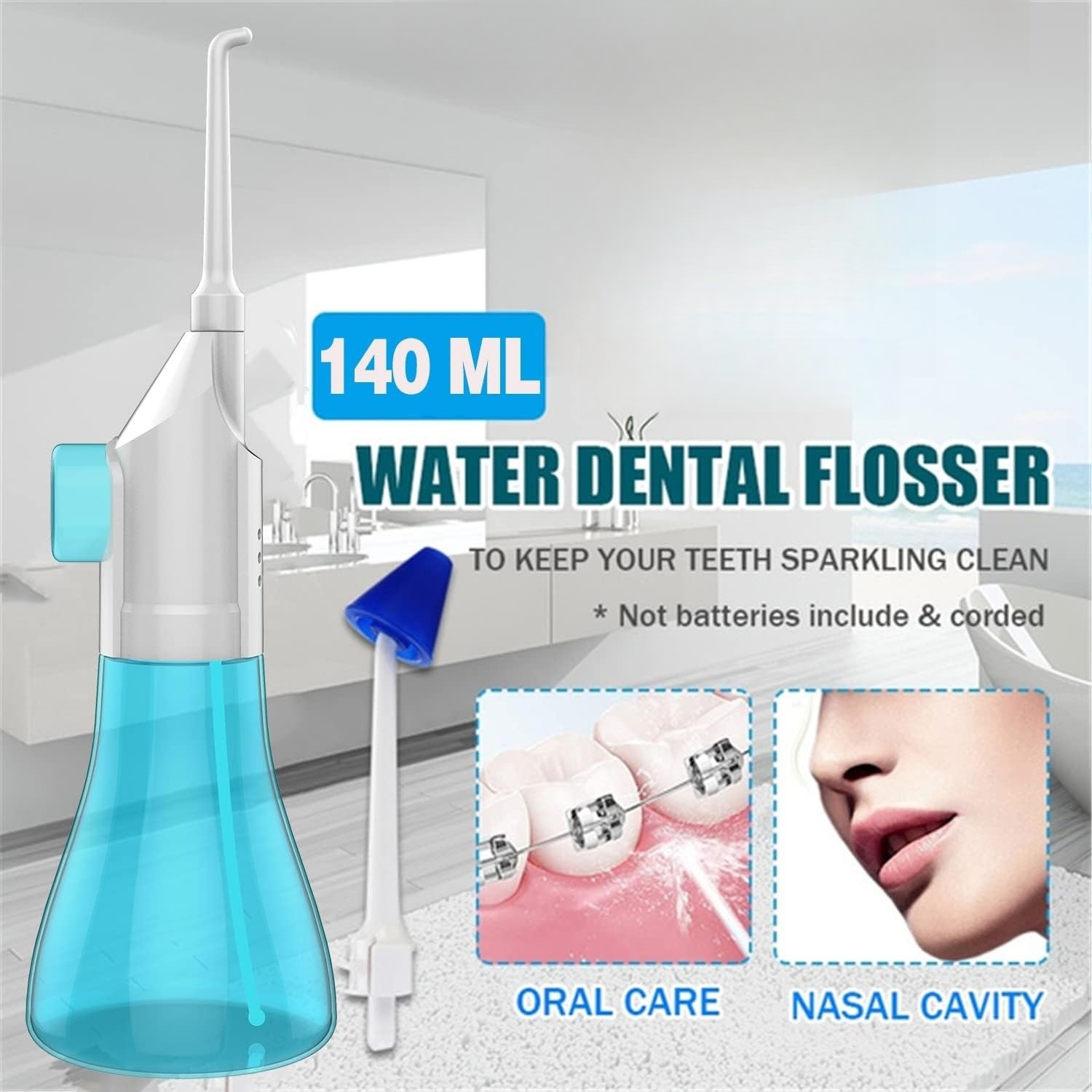 110ML/140ML 휴대용 수동식 물 Flosser  - Micellar Water Cleanser 리뷰 및 가격