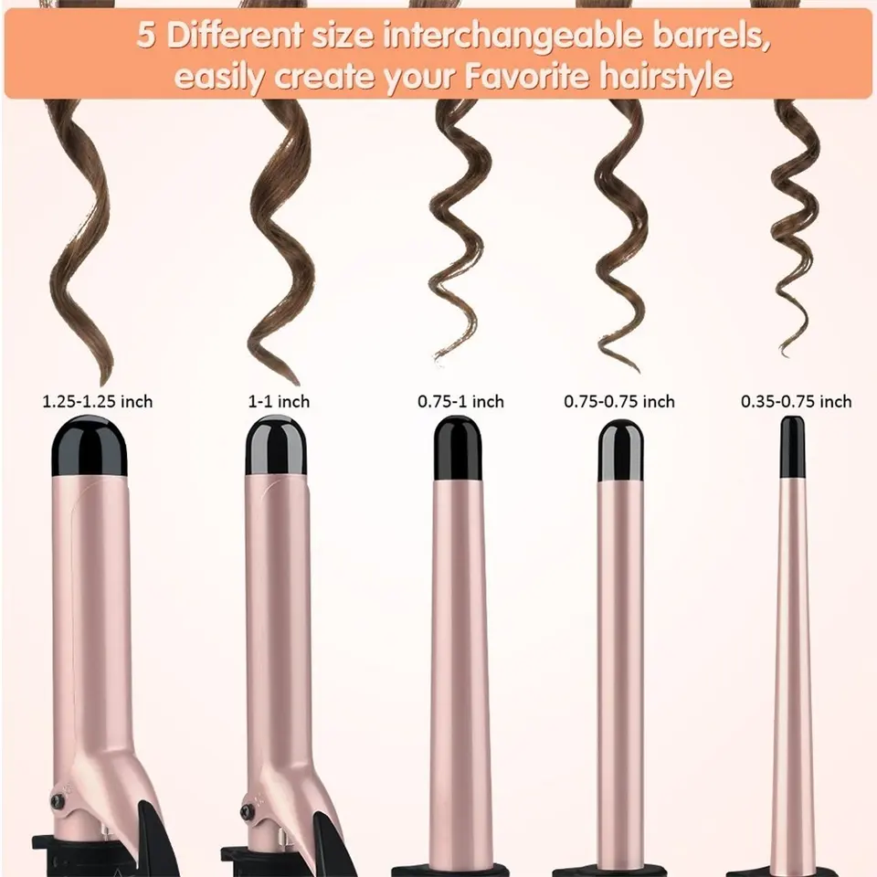 전문 미용실용 헤어 컬러 빠른 스타일링 롤 컬링 아이언 - Hair Curling Wand 리뷰 및 가격