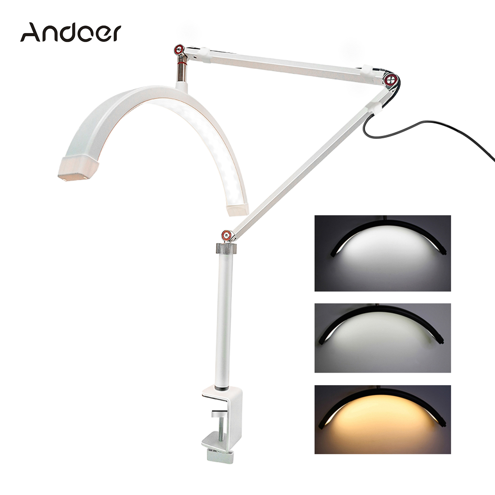 Andoer HD-M3X LED 비디오 라이트 반달 모 - Beauty Makeup Hd 리뷰 및 가격