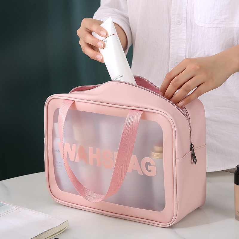 휴대용 여행 워시백 여성 투명 방수 메이크업 보관 파우 - Beauty Makeup Organizer 리뷰 및 가격