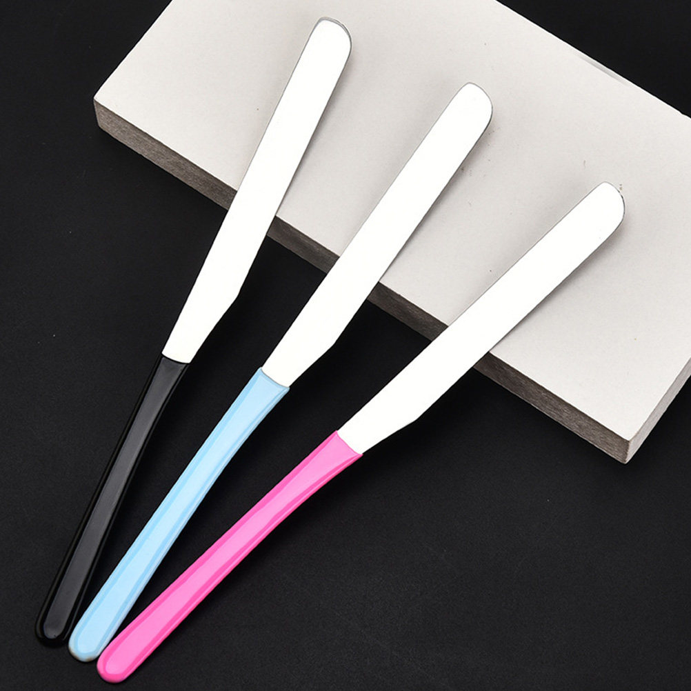 스테인리스 스틸 메이크업 믹싱 스패츌라 롱 핸들 스패츌 - Beauty Makeup Tools 리뷰 및 가격