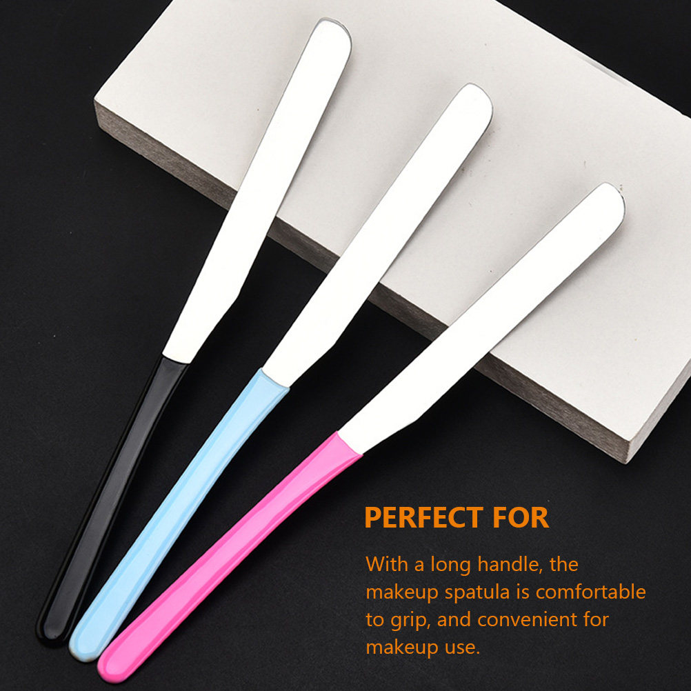 스테인리스 스틸 메이크업 믹싱 스패츌라 롱 핸들 스패츌 - Beauty Makeup Tools 리뷰 및 가격
