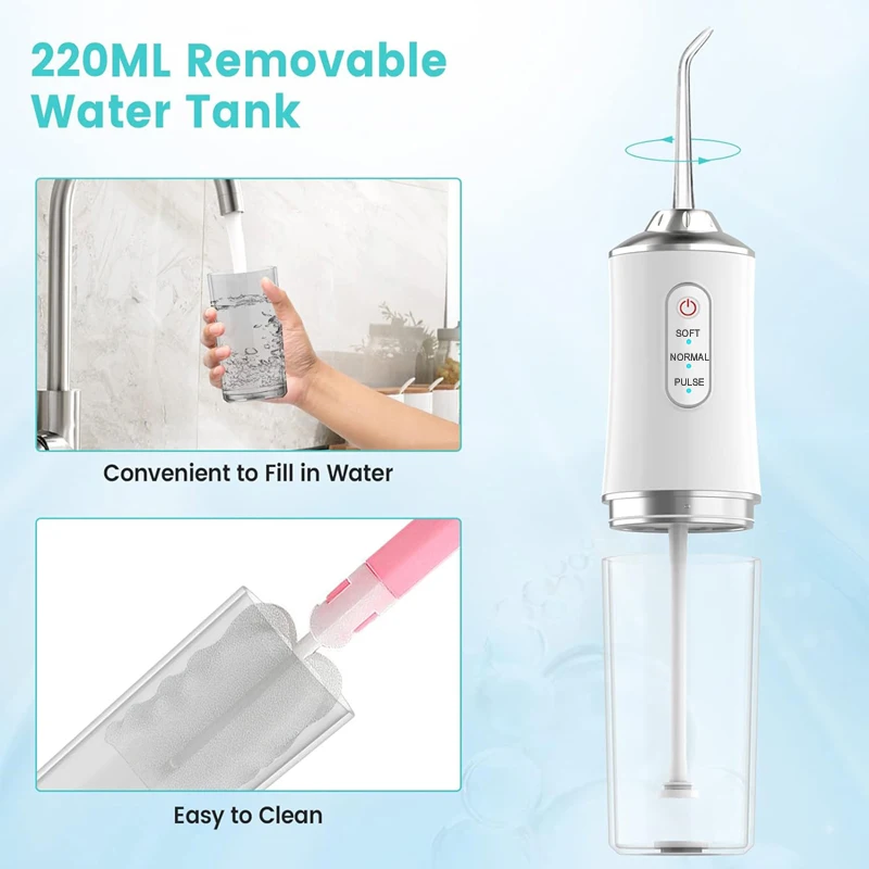 휴대용 치과 물 Flosser 구강 Irrigator  - Micellar Water Cleanser 리뷰 및 가격