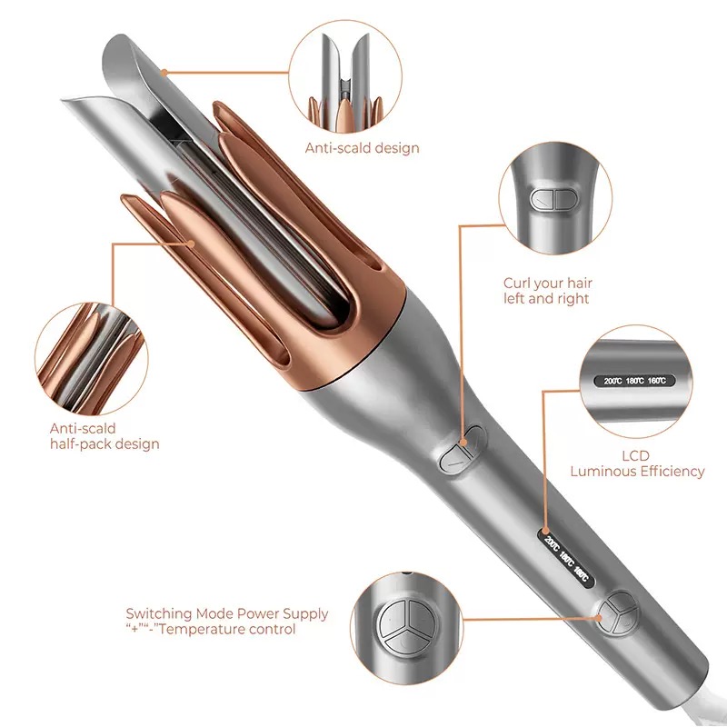 자동 컬링 아이언 음이온 컬링 아이언 25mm 물결 웨 - Hair Curling Wand 리뷰 및 가격