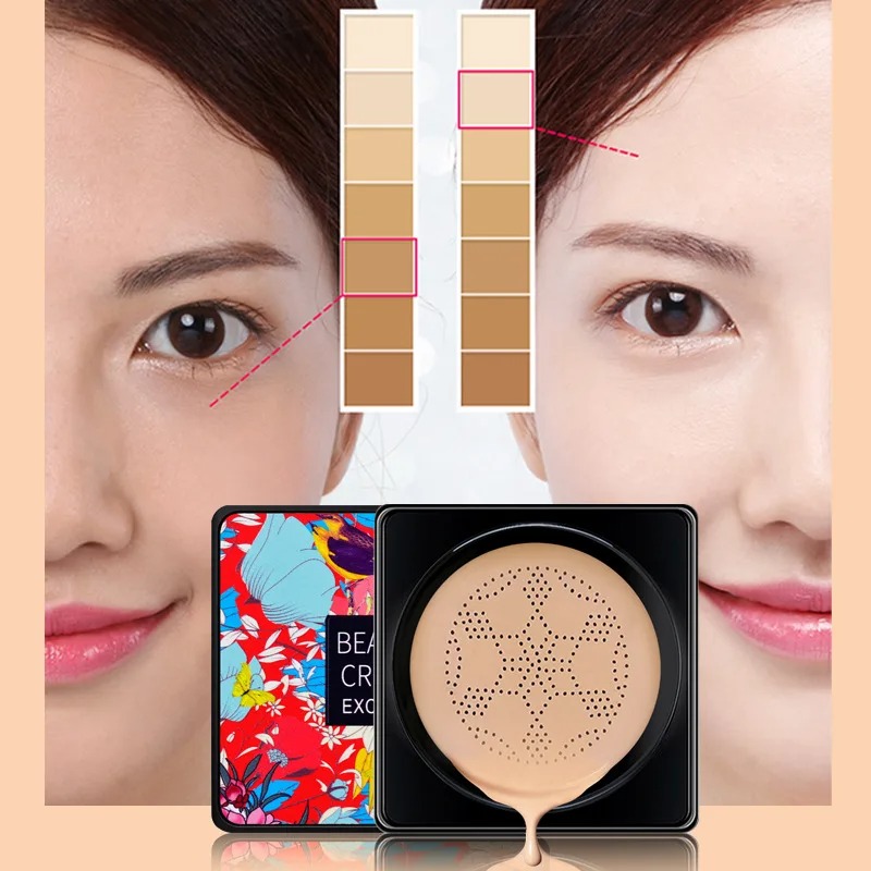 CC 크림 매직 파운데이션 버섯 헤드 에어 쿠션 방수  - Beauty Makeup Foundation 리뷰 및 가격