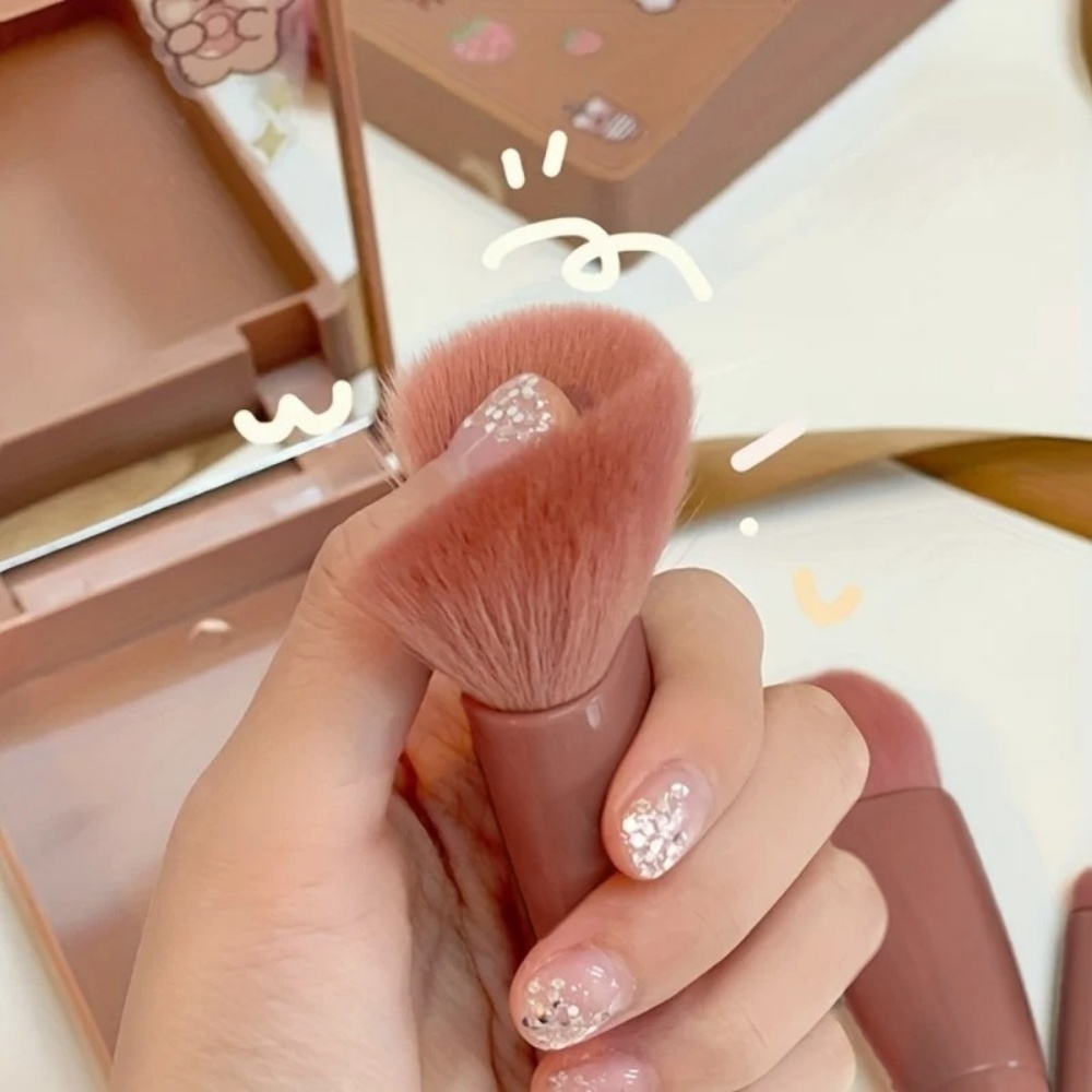 5개입 휴대용 화장 브러쉬 세트(거울 상자 포함) 미니 - Beauty Makeup Kit Box 리뷰 및 가격