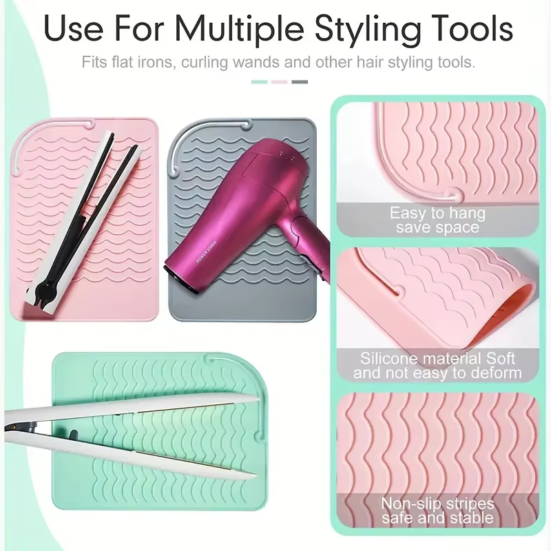 실리콘 내열 매트 헤어 아이솔레이션 매트 휴대용 핫툴  - Hair Curling Wand 리뷰 및 가격
