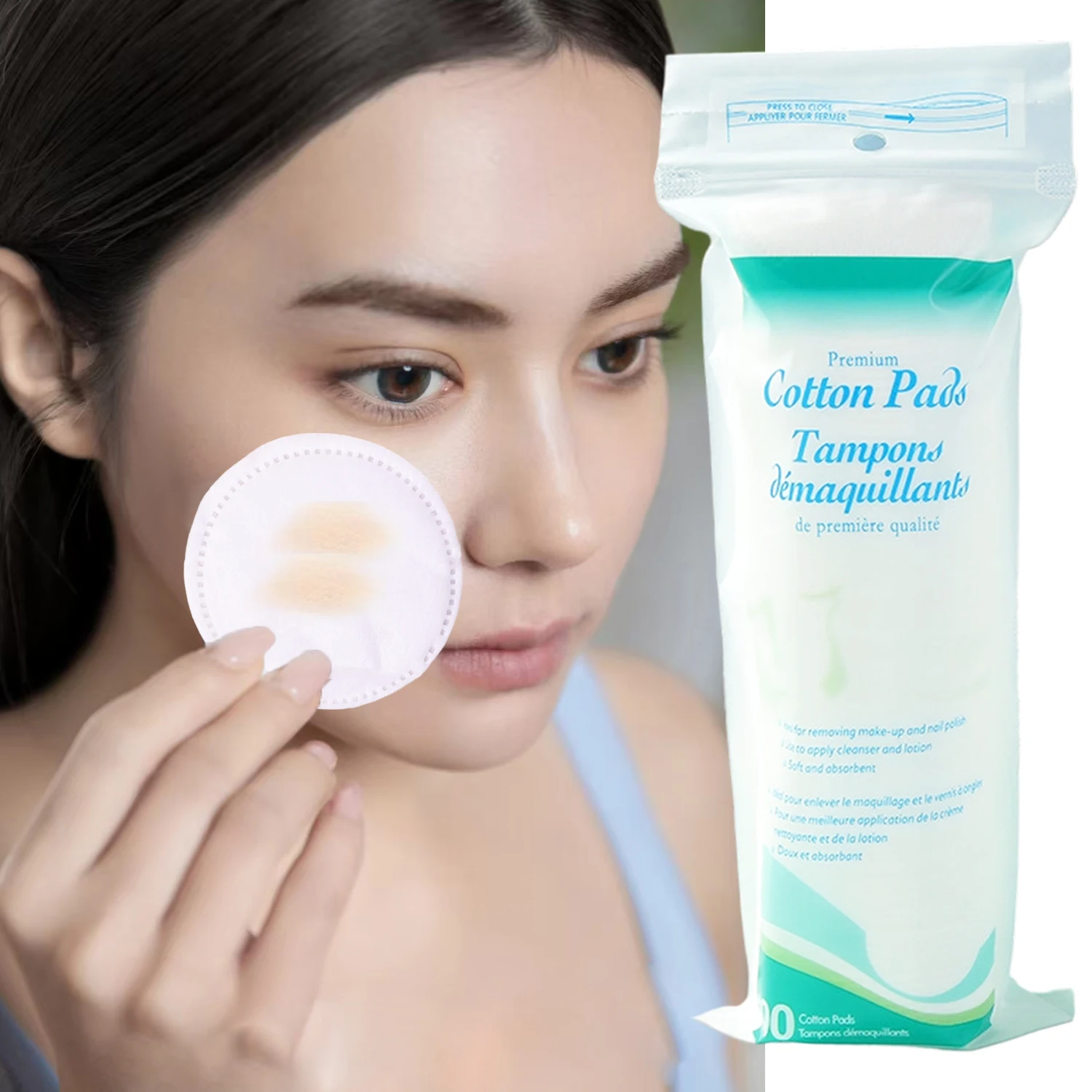 일회용 메이크업 리무버 패드 부드러운 통기성 라운드 에 - Kiss Beauty Makeup Remover 리뷰 및 가격