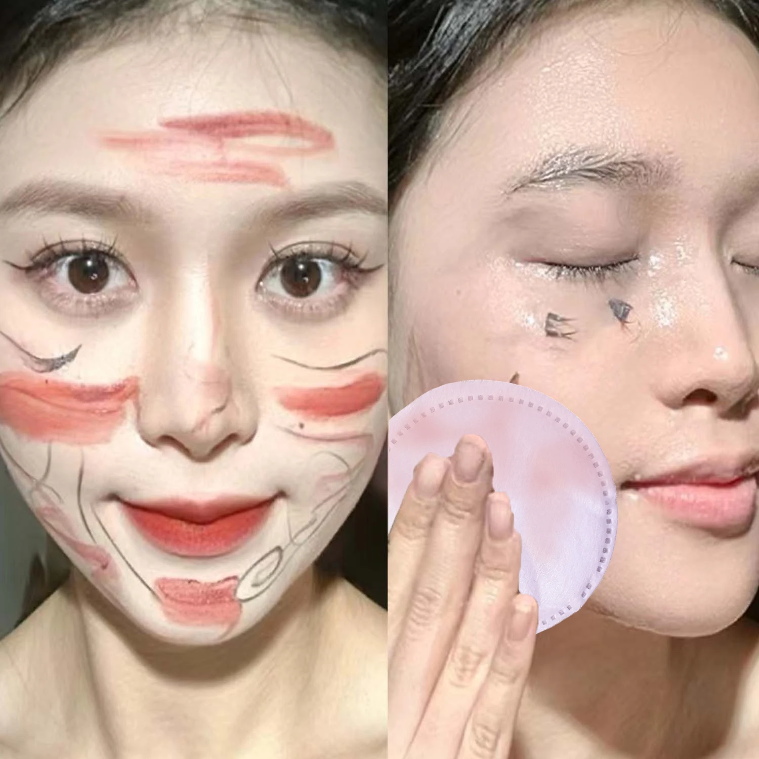 일회용 메이크업 리무버 패드 부드러운 통기성 라운드 에 - Kiss Beauty Makeup Remover 리뷰 및 가격
