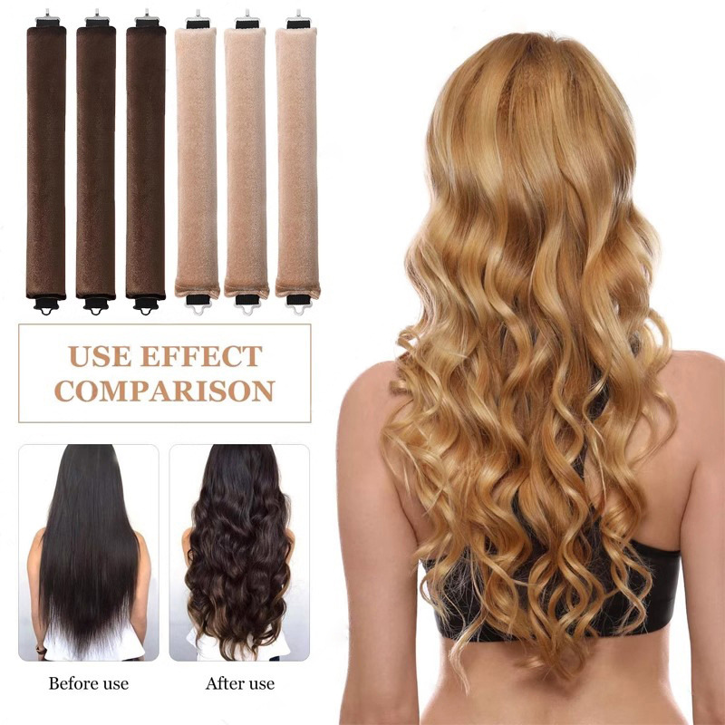 3/4개 무열 헤어 롤러 열 없는 컬링 로드 헤어밴드  - Hair Curling Wand 리뷰 및 가격