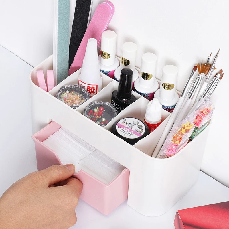 네일 아트 주최자 데스크탑 서랍 화장품 보관 상자 메이 - Beauty Makeup Box 리뷰 및 가격