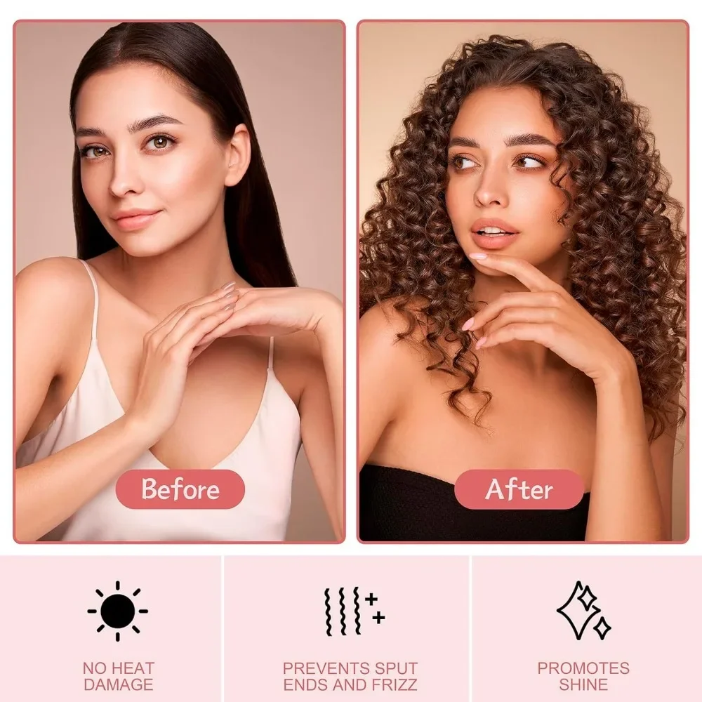 무열 컬링로드 머리띠 부드러운 머리카락 경기자 열 없음 - Hair Curling Wand 리뷰 및 가격