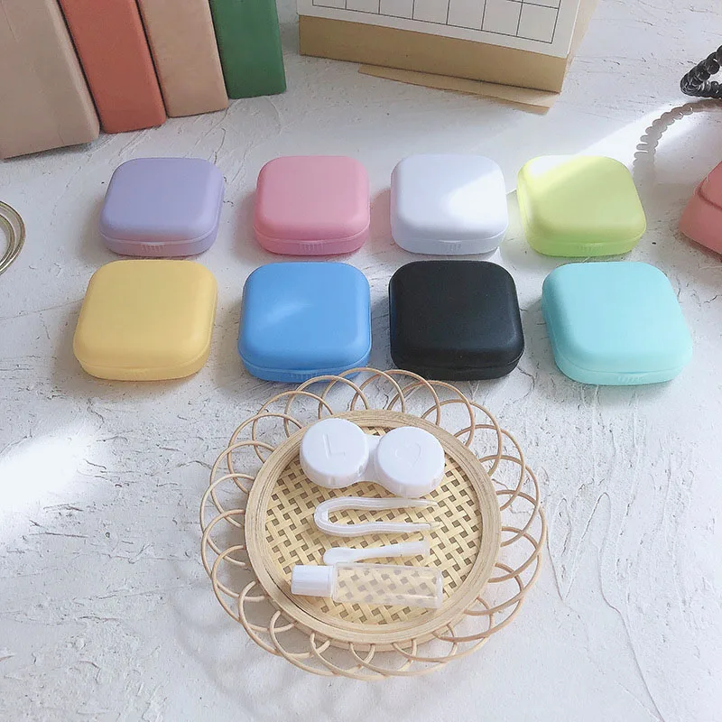 휴대용 미니 콘택트 렌즈 케이스, 간편한 휴대 메이크업 - Beauty Makeup Kit Box 리뷰 및 가격