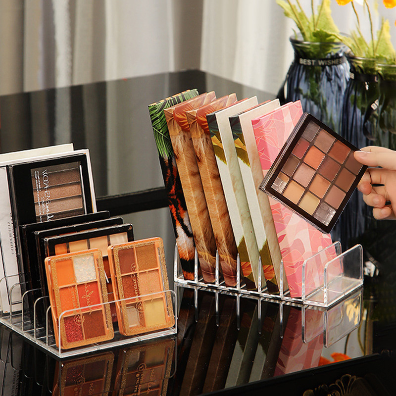 7칸 메이크업 정리함 데스크탑 아이섀도 팔레트 디스플레 - Beauty Makeup Organizer 리뷰 및 가격